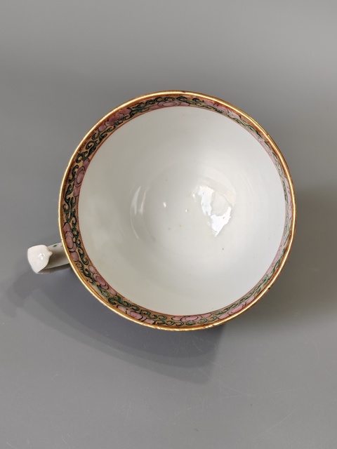 古玩陶瓷清咸豐廣彩杯·全品拍賣，當前價格850元
