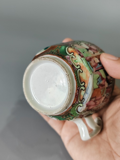 古玩陶瓷清咸豐廣彩杯·全品拍賣，當前價格850元