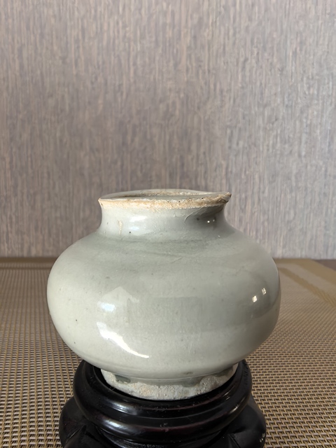 古玩陶瓷青白釉罐拍賣(mài)，當(dāng)前價(jià)格888元