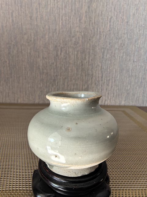 古玩陶瓷青白釉罐拍賣(mài)，當(dāng)前價(jià)格888元