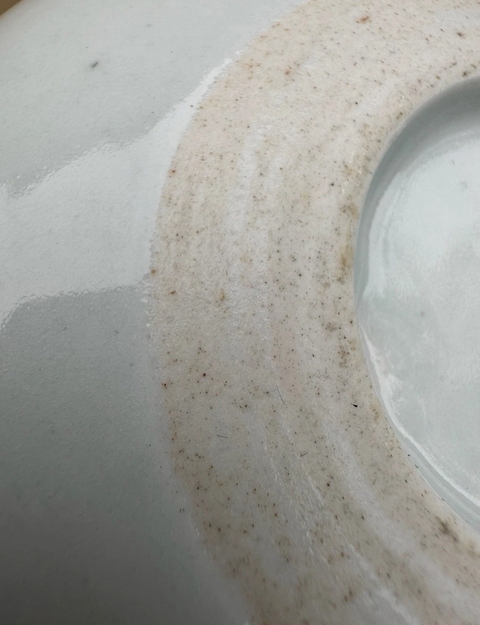 古玩陶瓷日本明治青花人物故事淺碗真品鑒賞圖