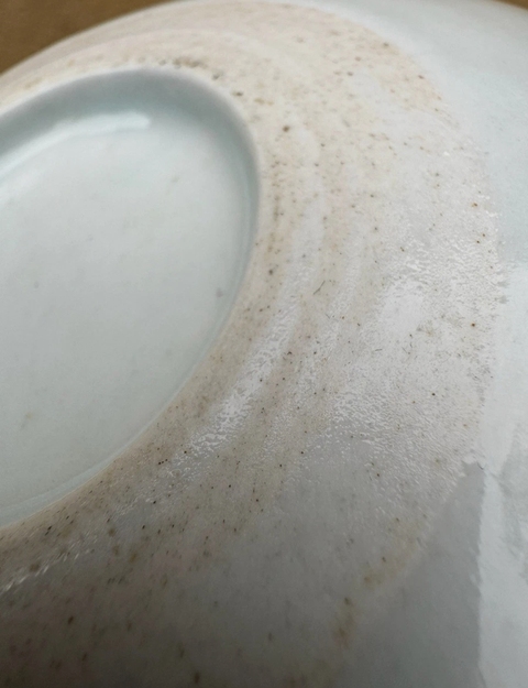 古玩陶瓷日本明治青花人物故事淺碗真品鑒賞圖