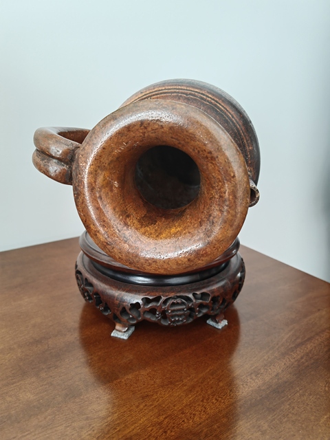 古玩陶瓷鞏縣黃釉執壺，注意品相真品鑒賞圖