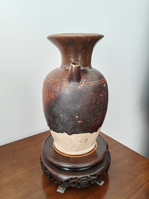 古玩陶瓷鞏縣黃釉執壺，注意品相真品鑒賞圖