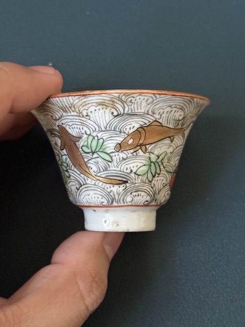 古玩陶瓷二甲傳臚杯真品鑒賞圖