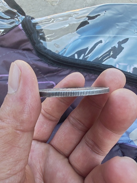 古玩錢幣英屬貿(mào)易銀幣站洋壹圓真品鑒賞圖