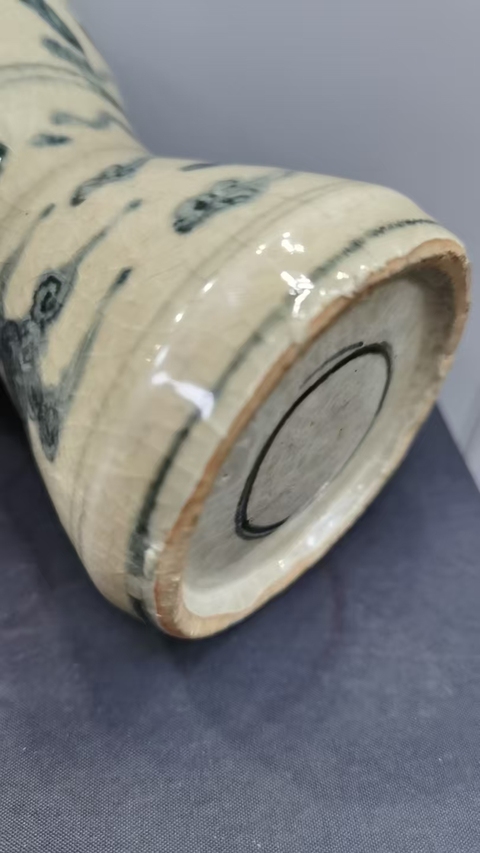 古玩陶瓷青花鳳紋梅瓶真品鑒賞圖