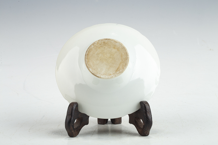 古玩陶瓷民國·胭脂紅山水人物紋三才蓋碗拍賣，當前價格236元