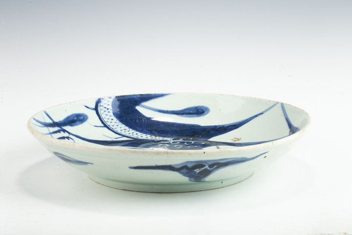 古玩陶瓷清中·青花過墻龍紋盤
拍賣，當前價格0元