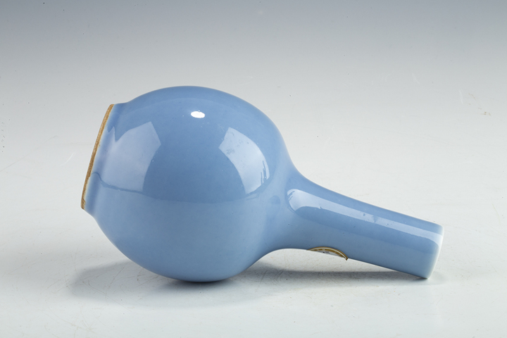 古玩陶瓷民國(guó)·天藍(lán)釉天球瓶拍賣，當(dāng)前價(jià)格2688元