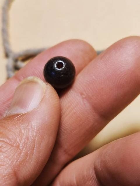 古玩玉器瑪瑙板珠真品鑒賞圖