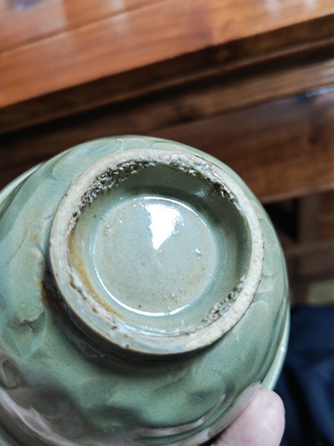 古玩陶瓷耀州窯刻花碗真品鑒賞圖