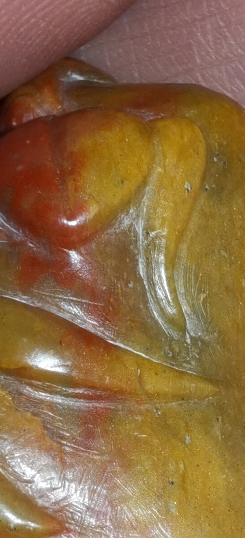 古玩雜項壽山石手把件真品鑒賞圖