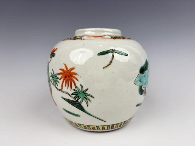 古玩陶瓷民國·五彩嬰戲罐拍賣，當前價格0元