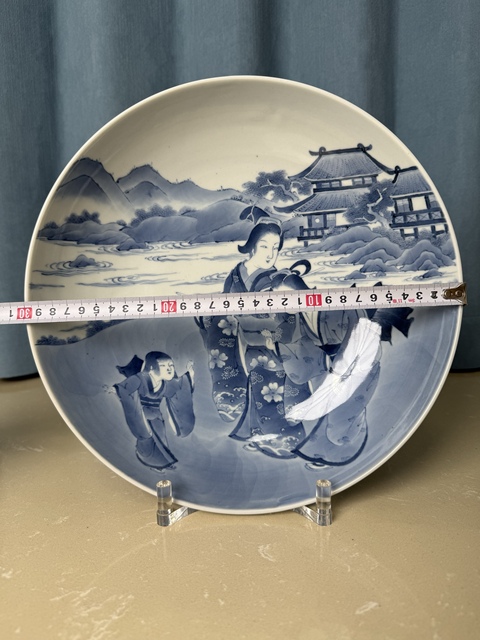 古玩陶瓷清中期·日本國寶級藏品·浮世繪賞盤拍賣，當前價格180000元