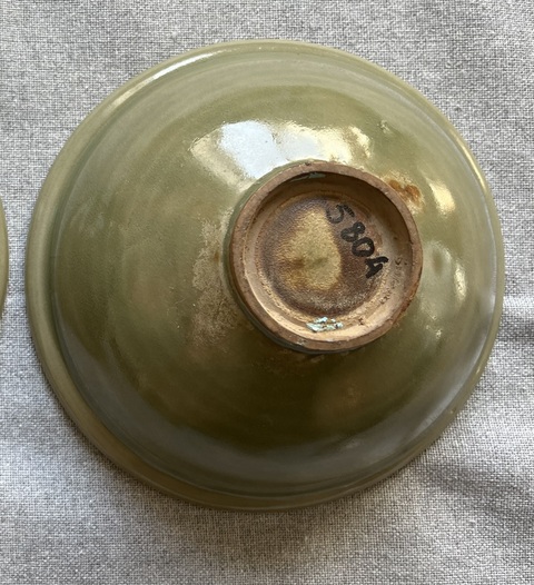 古玩陶瓷金代耀州窯落花流水盞真品鑒賞圖