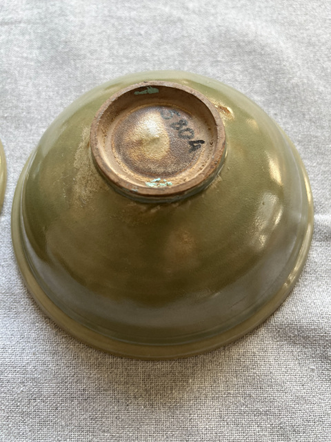 古玩陶瓷金代耀州窯落花流水盞真品鑒賞圖