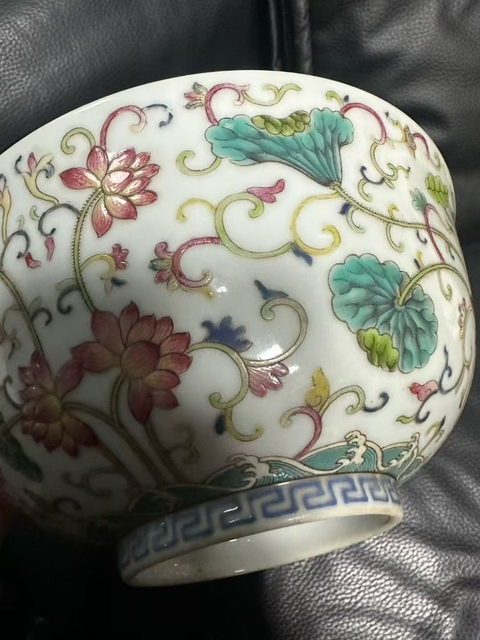 古玩陶瓷粉彩碗真品鑒賞圖