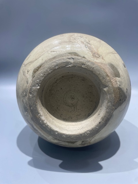 古玩陶瓷明代磁州窯系白地黑花玉壺春瓶真品鑒賞圖