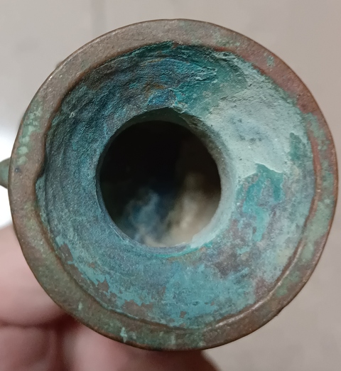 古玩銅器銅蓮花觀音像真品鑒賞圖