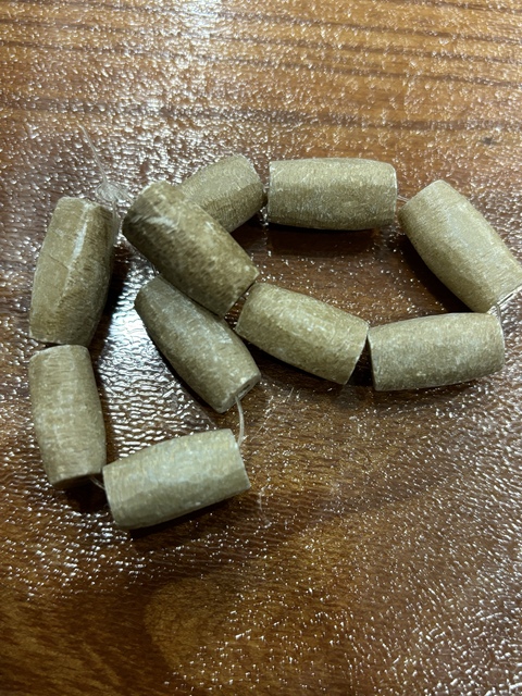 古玩玉器管珠真品鑒賞圖