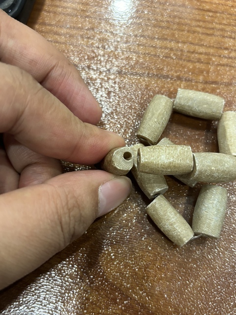 古玩玉器管珠真品鑒賞圖