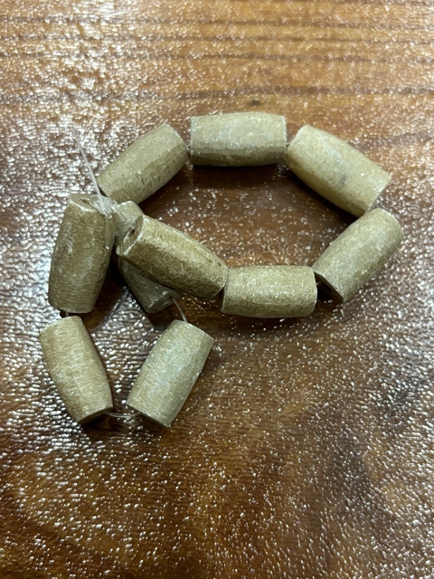 古玩玉器管珠真品鑒賞圖