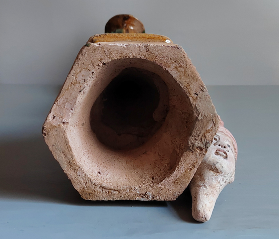 古玩陶瓷超級無敵巨大的明代三彩仕女俑49.5厘米拍賣，當前價格38元