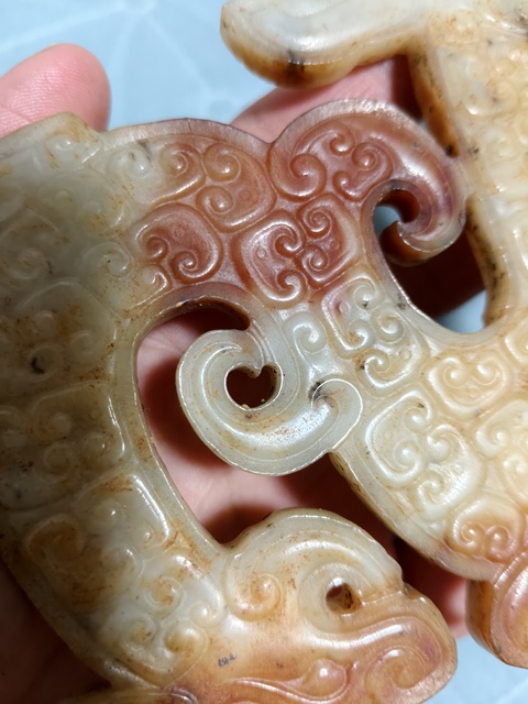 古玩玉器仿古玉龍佩真品鑒賞圖