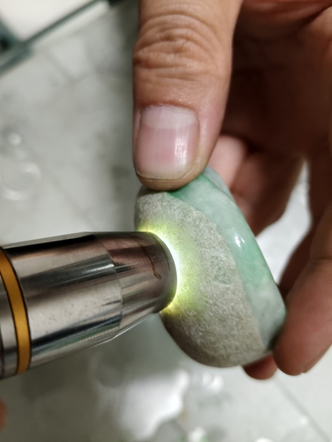 古玩玉器翡翠原石真品鑒賞圖