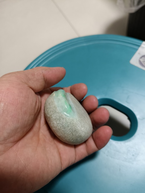 古玩玉器翡翠原石真品鑒賞圖