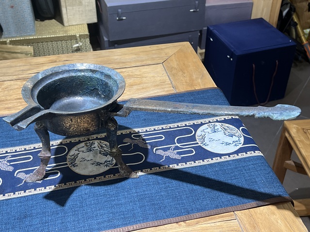 古玩銅器南北朝·分酒器 真品鑒賞圖