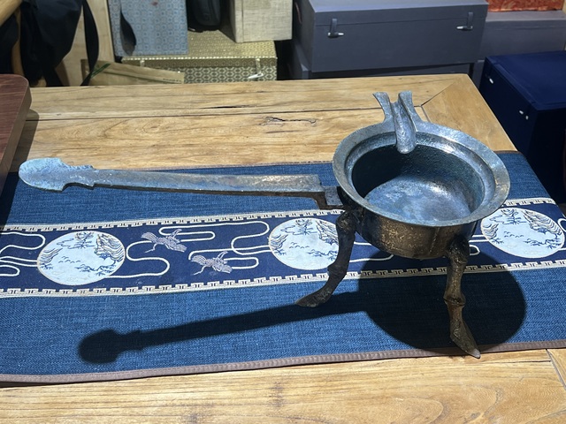 古玩銅器南北朝·分酒器 真品鑒賞圖