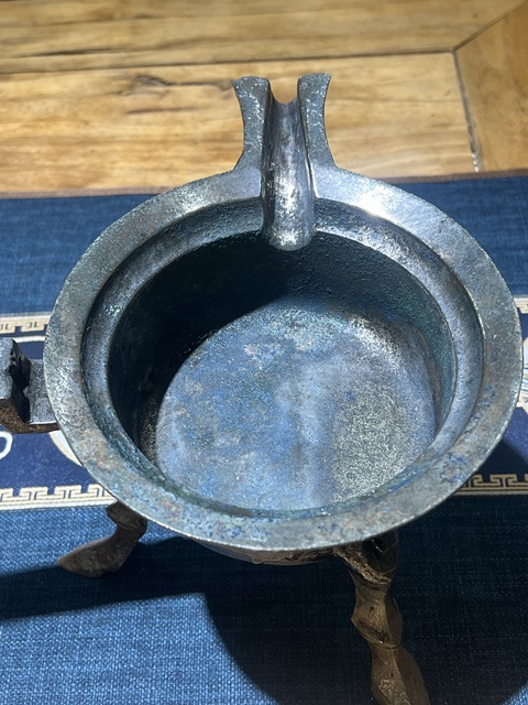 古玩銅器南北朝·分酒器 真品鑒賞圖