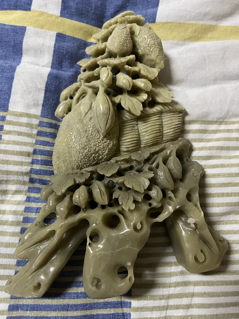 古玩雜項青田石擺件真品鑒賞圖