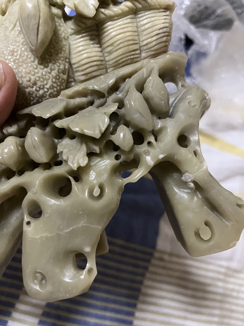 古玩雜項青田石擺件真品鑒賞圖