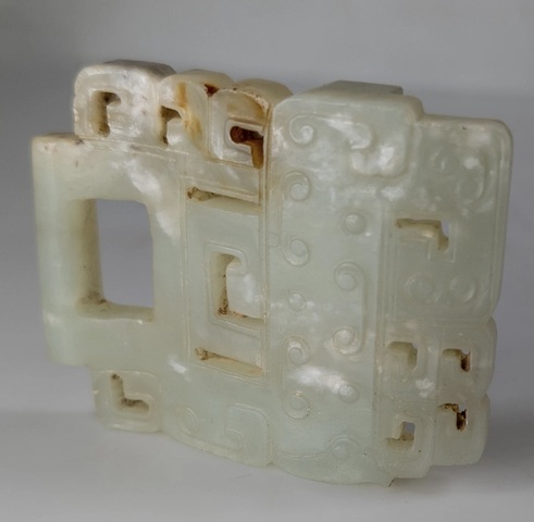 古玩玉器帶扣真品鑒賞圖