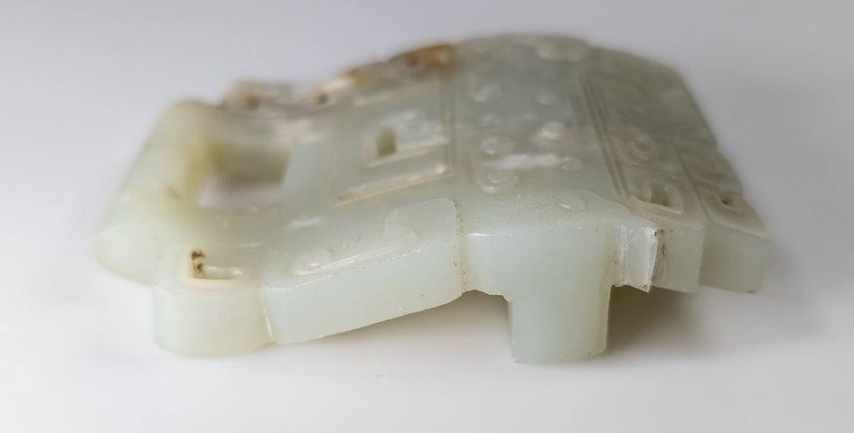 古玩玉器帶扣真品鑒賞圖