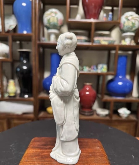 古玩陶瓷仙姑瓷塑真品鑒賞圖