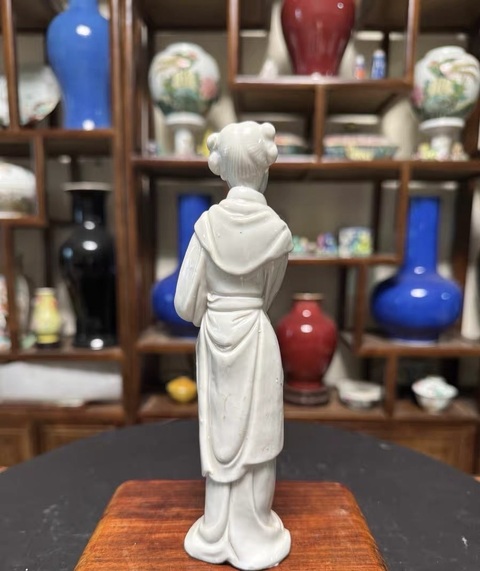 古玩陶瓷仙姑瓷塑真品鑒賞圖