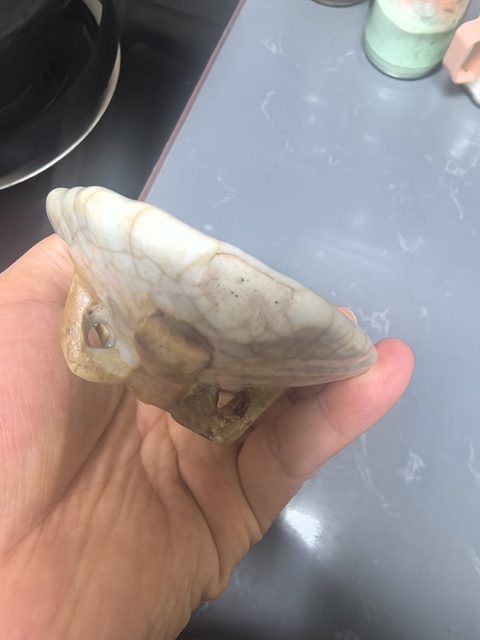 古玩陶瓷哥釉筆洗真品鑒賞圖