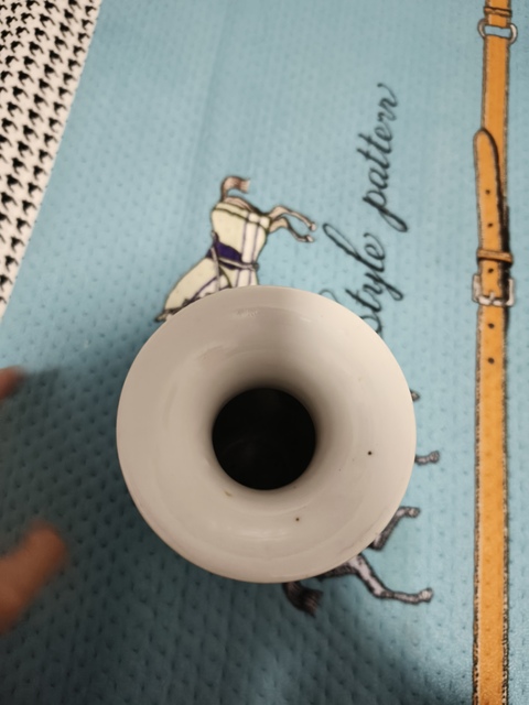 古玩陶瓷仕女紋新粉彩雙福耳撇口瓶真品鑒賞圖