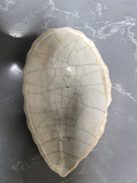 古玩陶瓷哥釉筆洗真品鑒賞圖