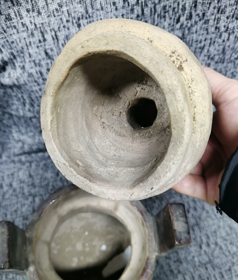 古玩陶瓷明代琺華彩香薰爐真品鑒賞圖