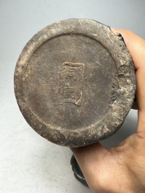 古玩陶瓷同記款窯變綠釉執壺拍賣，當前價格199元