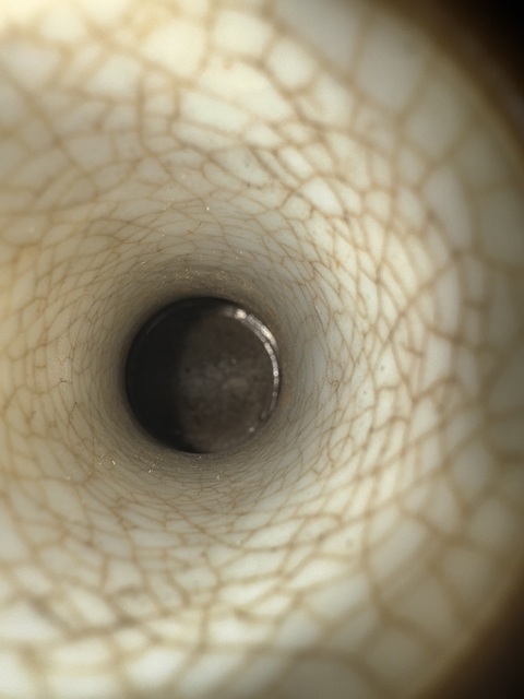 古玩陶瓷哥釉天球瓶真品鑒賞圖