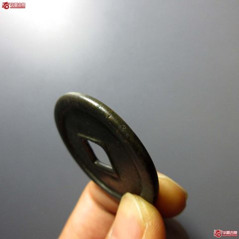 古玩錢幣龜齡鶴壽花錢真品鑒賞圖