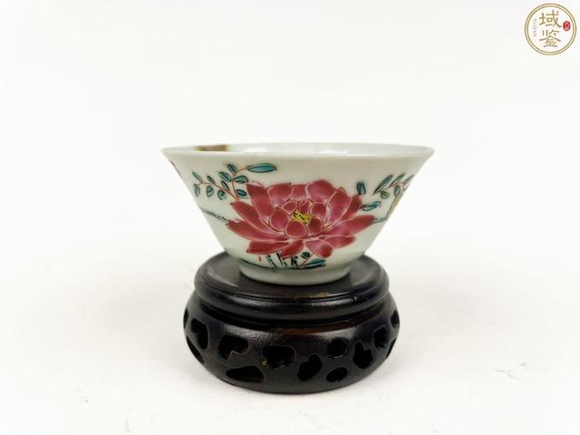 古玩陶瓷雍正粉彩杯真品鑒賞圖
