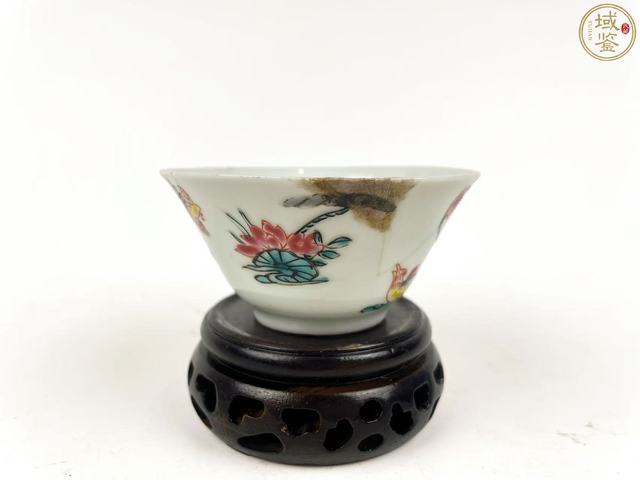 古玩陶瓷雍正粉彩杯真品鑒賞圖