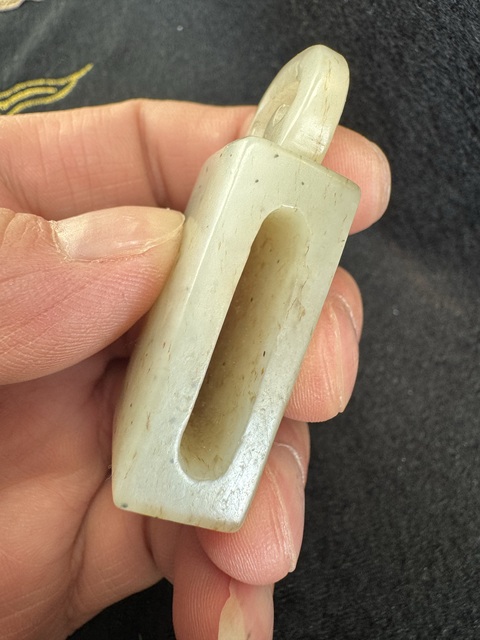 古玩玉器和田玉雕“提攜”真品鑒賞圖